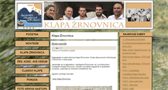 Desktop Screenshot of klapazrnovnica.com